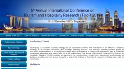 Annual International Conference on Tourism and Hospitality Research (THoR 2012)