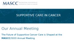 MASCC/ISOO 2012 International Symposium