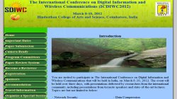 The International Conference on Digital Information and Wireless Communications (ICDIWC2012)