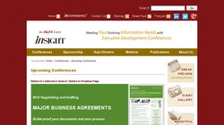 MAJOR BUSINESS AGREEMENTS 2013