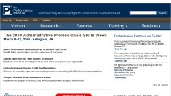The 2010 Administrative Professionals Skills Week
