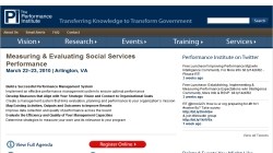 Measuring & Evaluating Social Services Performance