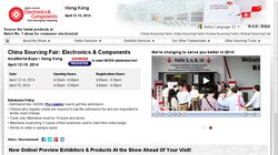 China Sourcing Fair: Electronics & Components Hong Kong  October 2010