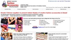 China Sourcing Fair: Fashion Accessories - Dubai 2010