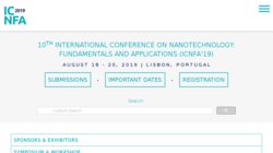 International Conference on Nanotechnolgy: Fundamentals and Applications (August 4-6,2010)