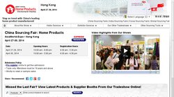 China Sourcing Fair: Home Products Hong Kong 2010