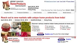 India Sourcing Fair: Home Products Hong Kong 2010