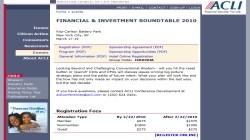 Financial & Investment Roundtable 2010