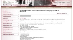 2010 Cardiothoracic Imaging Update in Montréal