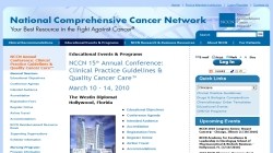 NCCN 15th Annual Conference: Clinical Practice Guidelines & Quality Cancer Care