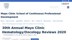20th Annual Mayo Clinic Hematology/Oncology Reviews