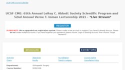 55th Annual LeRoy C. Abbott Society Scientific Program and 31st Annual Verne T. Inman Lectureship