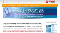 Global Strategic Procurement Congress 2012