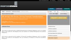 5th Annual CFO Forum: Driving Financial Transformation 2012