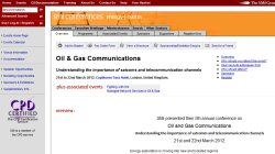 Oil & Gas Communications 2012 Oil & Gas Communications 2012