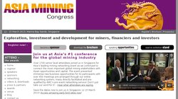 The 8th Annual Asia Mining Congress 2013 The 8th Annual Asia Mining Congress 2013