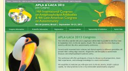 14th Intermational Congress on Antiphospholipid Antibodies & 4th Latin American Congress on Autoimmunity (APLA & LACA 2013)