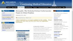 The Nicholas Fortuin Cardiovascular Topics at Johns Hopkins 2012