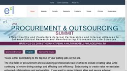 Pharma Outsourcing & Procurement Summit 2013 Pharma Outsourcing & Procurement Summit 2013