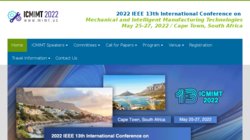 3rd International Conference on Mechanical, Industrial, and Manufacturing Technologies - MIMT 2012 3rd International Conference on Mechanical, Industrial, and Manufacturing Technologies - MIMT 2012