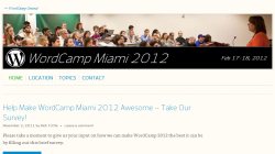 WordCamp Miami 2012 WordCamp Miami 2012