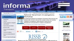 National Derailment Investigations Workshop 2012