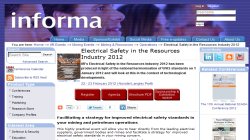 Electrical Safety in the Resources Industry 2012 Electrical Safety in the Resources Industry 2012