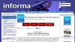 The Inaugural Cyber Crime Symposium 2012