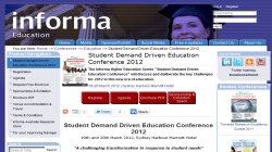 Student Demand Driven Education Conference 2012