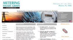 Metering & Smart Grids Caribbean 2012