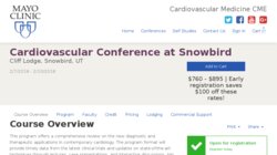 37th Annual Cardiovascular Conference at Snowbird 2012