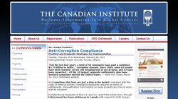 The Canadian Institute’s 7th Annual Forum on PAYMENTS COMPLIANCE IN CANADA 2013