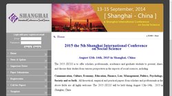 Shanghai International Conference on Social Science ((SICSS 2012) Shanghai International Conference on Social Science ((SICSS 2012)