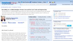 Recruiting on a Limited Budget: Proven Low and No Cost Tools and Approaches 2012 Recruiting on a Limited Budget: Proven Low and No Cost Tools and Approaches 2012