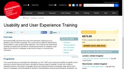 Usability and User Experience Training 2012