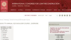 ICJR Shoulder Course 2012 ICJR Shoulder Course 2012
