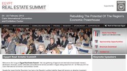 Egypt Real Estate Summit 2012 Egypt Real Estate Summit 2012