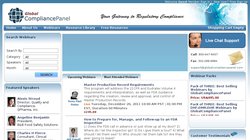 Dietary Supplement Regulatory Compliance in the United States: Labeling, Product Claims & Updates from the FDA - Webinar By GlobalCompliancePanel 2012