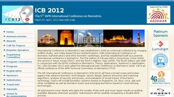 The 5th IAPR International Conference on Biometrics (ICB 2012) The 5th IAPR International Conference on Biometrics (ICB 2012)