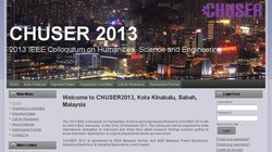 IEEE Colloquium on Humanities, Science and Engineering (CHUSER 2013) IEEE Colloquium on Humanities, Science and Engineering (CHUSER 2013)