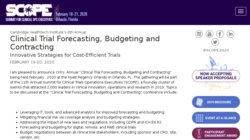CHI`s `Clinical Trial Forecasting, Budgeting, and Project Management` (at SCOPE) 2012 CHI`s `Clinical Trial Forecasting, Budgeting, and Project Management` (at SCOPE) 2012