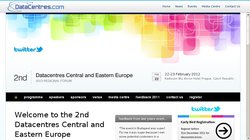 2nd Data Centres Central & Eastern Europe 2012