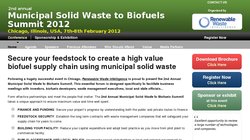 Municipal Solid waste to Biofuels Summit 2012