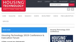 Housing Technology 2012 conference & executive forum Housing Technology 2012 conference & executive forum