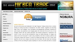 3rd HIFREQ TRADE 2012