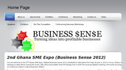 Business Sense 2012 - 2nd Ghana SME Expo Business Sense 2012 - 2nd Ghana SME Expo