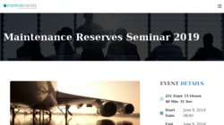 Maintenance Reserves Training Seminar 2013