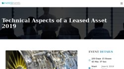 Managing Technical Aspects of a Lease 2013 Managing Technical Aspects of a Lease 2013