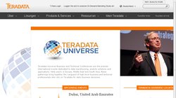 Teradata Universe Conference Sydney 2013