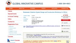 Wastewater Collection System Design and Construction Workshop (1.2 CEUs) 2012